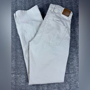 Mens Peter Millar Cream/Khaki Colored Pants Size 30 * 34 Preowned